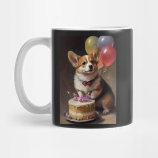 Welsh Corgi Dog Birthday Card Mug